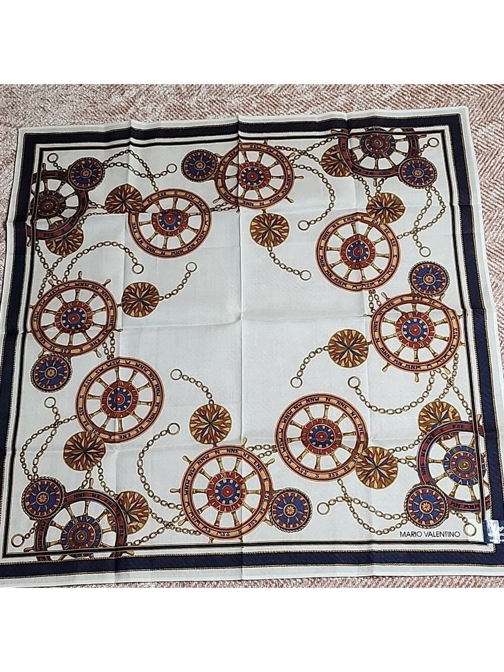 Mario Valentino  Cotton Brandnew Authentic Handkerchief